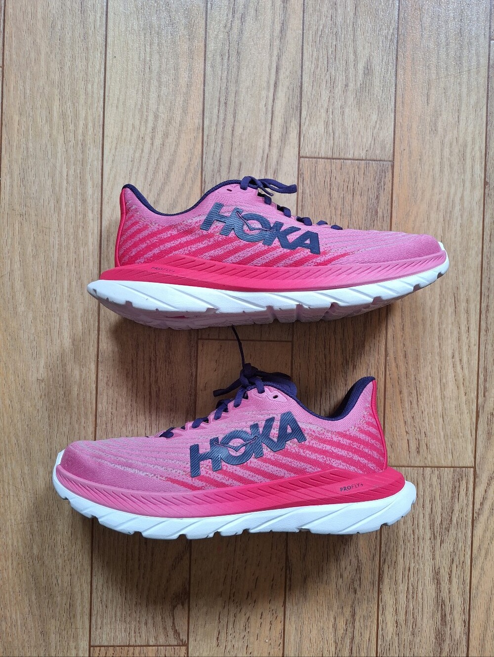 Hoka Mach 5 Women's way Raspberry / Summer Song Size 9.5B - Picture 13 of 13